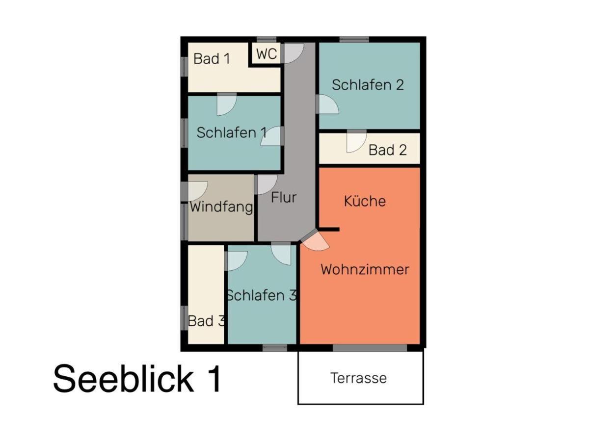 Seeblick 1 Norddeich  Exteriör bild